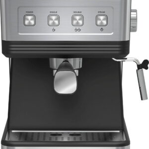 Wancetang Espresso Machine with 20 Bars of Pressure - Stainless Steel